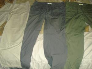 3 pantalones cargo marca FOSSIL, UNIVERSITY CLUB