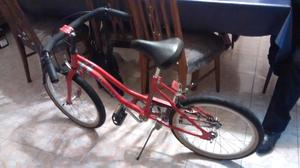 Bicicleta rodado 20 roja