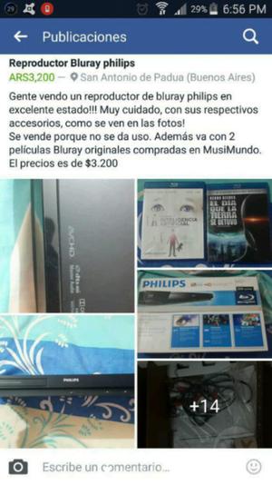 Bluray Philips excelente estado