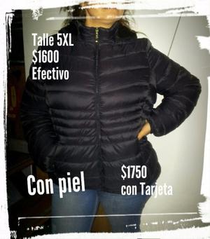 Campera inflable talle grande