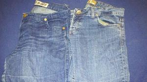 Liquido jeans marca Ona Saez y otro Tucci talle  c/u