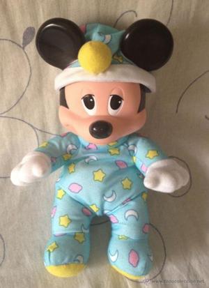 Muñeco Mickey Mouse con luz para dormir