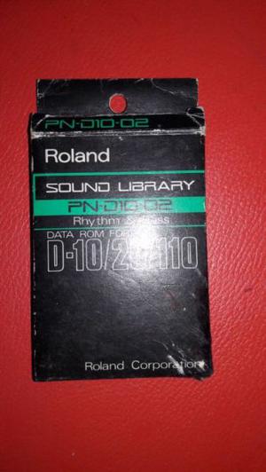Roland d20 tarjeta rom roland de sonidos y ritmos