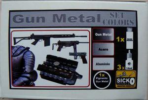Sicko Set Mixto Gun Metal Combo Panelados