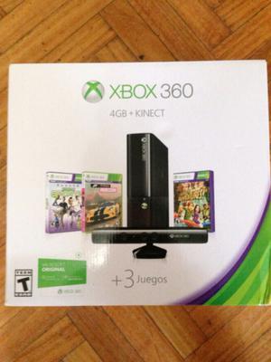 Xbox 360 de 4GB. Kinect + 3 juegos