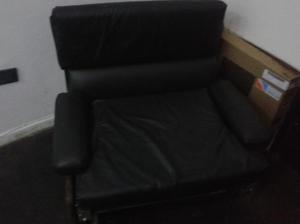 sillon cama 1 plaza con colchon tapizado nuevo