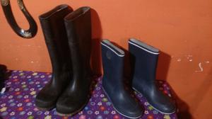 Botas de lluvia exelente estado n 36 y n 40