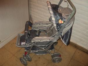 COCHE DE BEBE-CUNA-TRES POSICIONES-