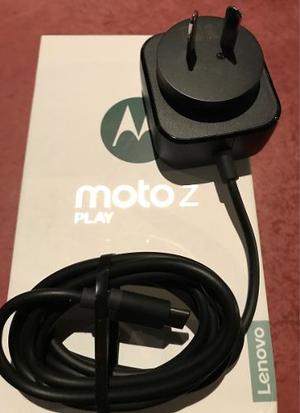 Cargador Moto Z Play 100 % Original Motorola Patas Arg Nuevo