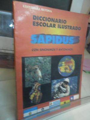 Diccionario Escolar Ilustrado Sapidus Ab7