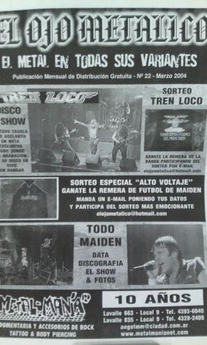 Fanzine El ojo Metalico nro.22
