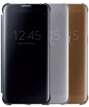 Funda Flip Clear View Cover Para Samsung S7 Edge