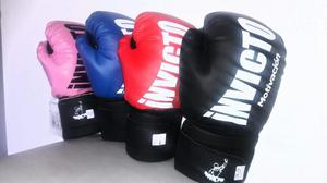 Guantes De Boxeo Kick Boxing Premium Pvc.invicto