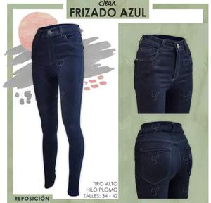 Jeans frizado azul marca sisa Excelente calse