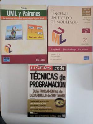 Pack De Libros Uml Y Técnicas De Programación