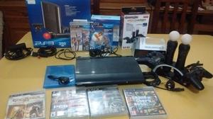 PlayStation 3 Move + accesorios + juegos