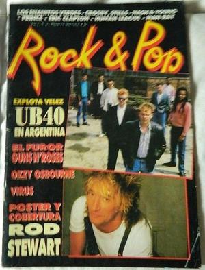 Revista Rock & Pop, Rata Blanca, Inxs, UB40, Rod Stewart