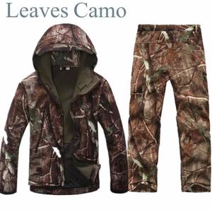 Ropa de caza camuflaje Campera y Pantalón Soft Shell Talle