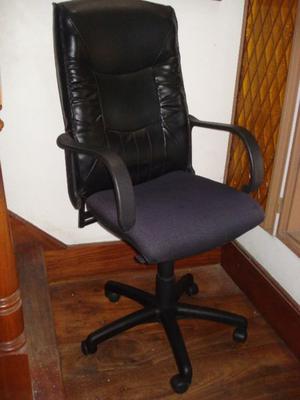 Sillón Gerencial Ejecutivo Regulable C/apoya Brazos