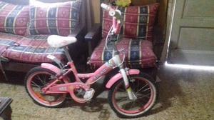 VENDO BICICLETA RODADO 16 NIÑA POCO USO