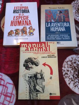 Vendo Tres libros temática varias