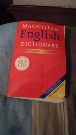 Vendo diccionario inglés MACMILLAN for advanced learners
