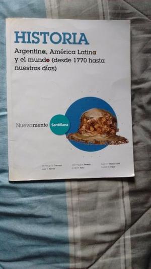 Vendo libro Historia Arg, América Latina y el mundo (desde