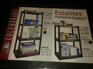 Estantes plasticos family
