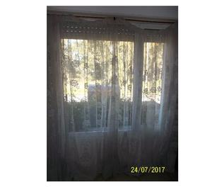 Juego de cortinas bordadas (x3)