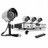 KIT DE 4 CAMARAS DE SEGURIDAD + DVR. COMPLETA. NUEVAS $