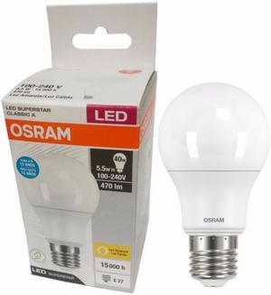 LÁMPARA LED 5,5W OSRAM E27 CÁL/FRÍO