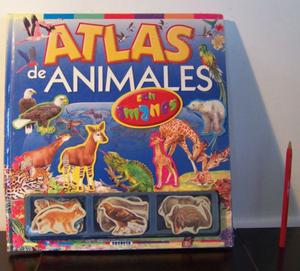 Libro: Atlas De Animales Con Imanes, Educativo