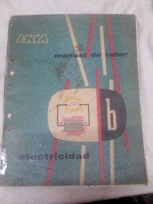 Libro manual de taller electricidad ika 