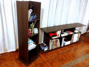 Oferta!! Mueble + Biblioteca Estanteria Repisa Organizadora