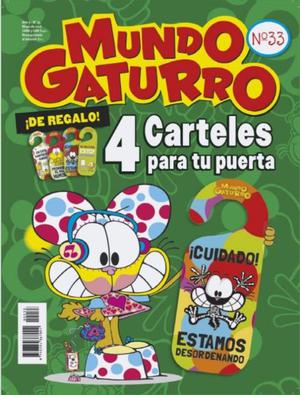 Revista Mundo Gaturro Nº 33. Juego e historietas.