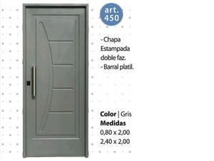 Vendo puerta nueva gris