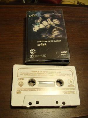 a-ha ‎– "Quedate En Estos Caminos" cassette