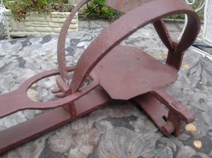 antigua trampa de acero forjado(40cm)