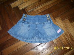 pollera de jeans talle 4