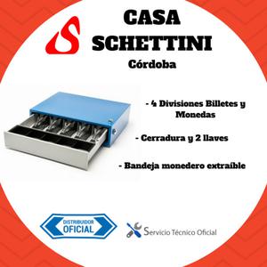 Caja para dinero 4 divisiones caja registradora cerradura