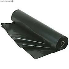 Film cobertor de polietileno negro 2x100mts 100 micrones