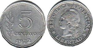 Moneda Argentina 5 Centavos Aluminio ()