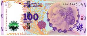 Nuevo Evita 100 Pesos Serie Ea Sturzenegger Michetti S/c