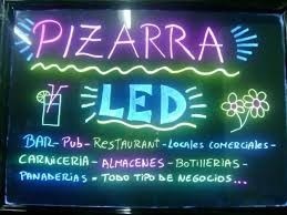 Pizarra Led Neon 80x60 + Controladora C/control Y Trafo.