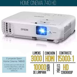 Proyector Epson Powerlite Home Cinema 740hd  Lumens