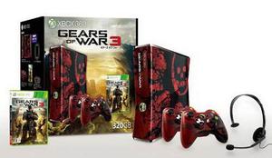 Xbox 360 Modelo Gears Of War, Flasheo 3.0+kinect+30 Juegos