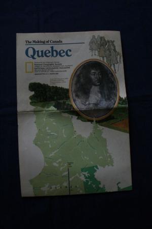 MAPA DE QUEBEC, CANADA