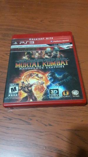 Mortal Kombat 9 Komplete Edition - PS3 usado