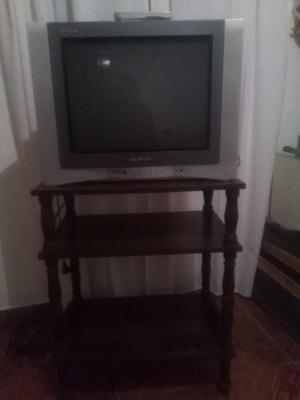 Televisor 21' y mesa