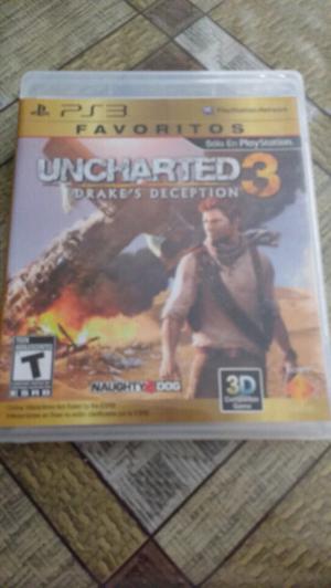 Vendo juego uncharted 3 para ps3